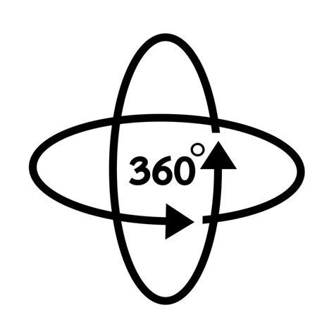 360 Degree Icon 573731 Vector Art At Vecteezy