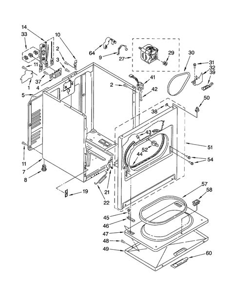Kenmore Dryer 110 Parts Diagram