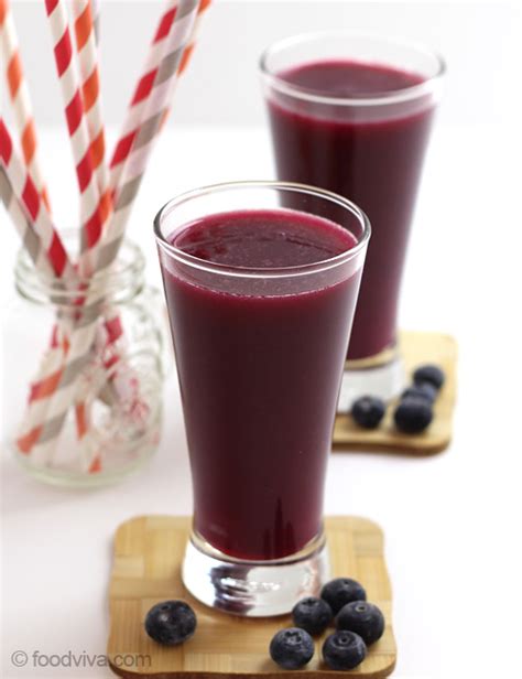 Blueberry Juice Recipe Pure Organic Or Wild Are You Game For It