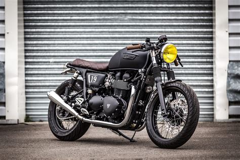 Hell Kustom Triumph Bonneville 2014 By Down And Out Cafe Racers