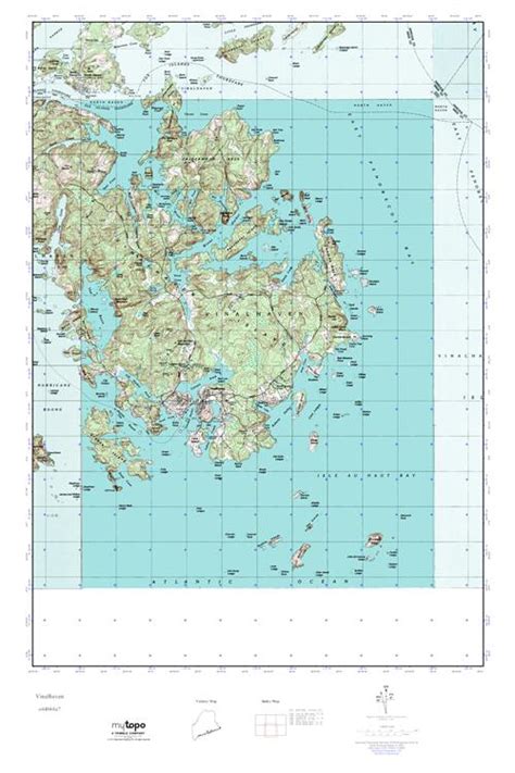 Mytopo Vinalhaven Maine Usgs Quad Topo Map