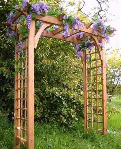 A wide variety of wood arch trellis options are available to you, such as room space selection, commercial buyer, and occasion. 15 Beautiful Wooden Arches Creating Romantic Garden Design ...