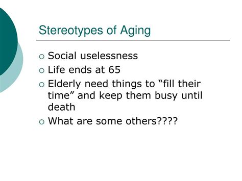 Ppt The Aging Journey Chapter 1 Powerpoint Presentation Free