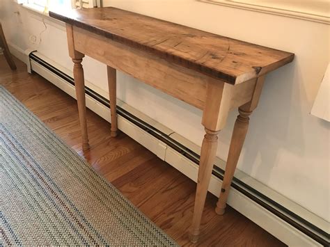 Hand Crafted Reclaimed Wood Console Table By John Gaines