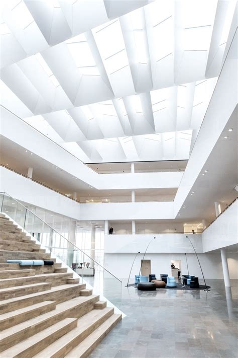 Open Hall And Office Area At Novo Nordisk Ba Campus Interior Design