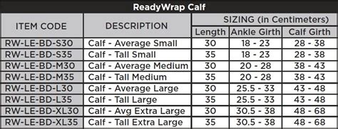 Solaris Ready Wrap Compression Calf Wrap Readywrap