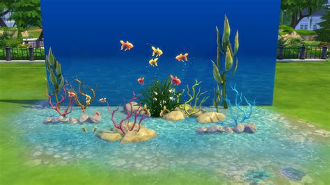 Coral Branches And Underwater Ceiling Sims 4 Worlds Sims 4 Pool Sims 4