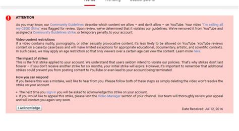 How To Remove A Copyright Strike From A Youtube Account