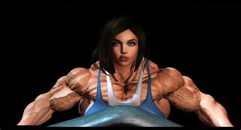 Muscle Girl Crushes Steel By Gamegirlpower On Deviantart