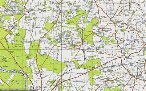Historic Ordnance Survey Map Of East Wretham 1946