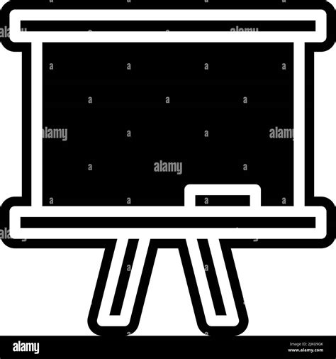 Whiteboard Icon Black Vector Illustration Stock Vector Image And Art Alamy