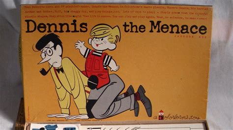Dennis The Menace Comic Character Colorforms Cartoon Kit Playset Boxed