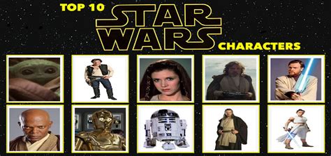 My Top 10 Star Wars Characters Meme By Gxfan537 On Deviantart