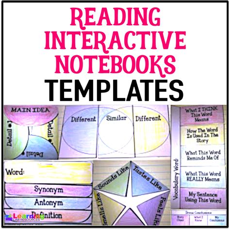 Reading Interactive Notebooks | Interactive notebooks reading, Interactive notebooks 