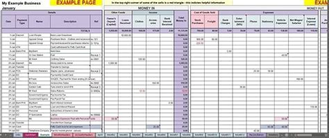 excel bookkeeping templates bookkeeping small