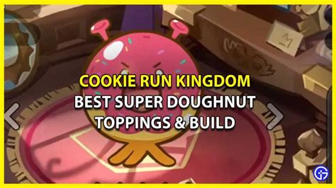 Space Doughnut Cookie Toppings Build Cookie Run Kingdom