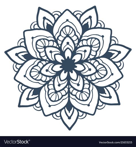 Mandala Royalty Free Vector Image Vectorstock