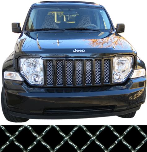 Ccg Mesh Grill Insert Kit For 08 12 Jeep Liberty Grille Aluminum Woven