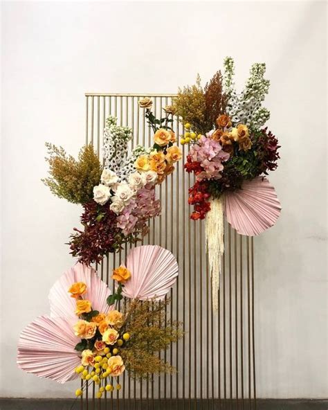 48 Gorgeous Ideas To Set Up A Wedding Backdrop Decoraciones Florales