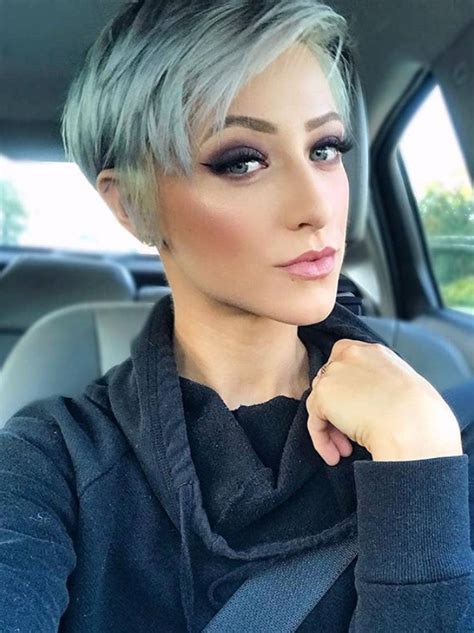 Trendy Short Pixie Haircut For Stylish Woman Page Of