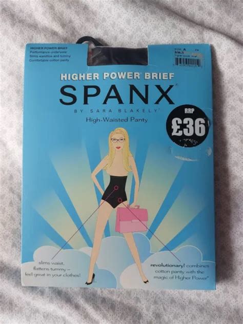 Spanx Higher Power High Waisted Power Panty Size A Black Shapewear £12