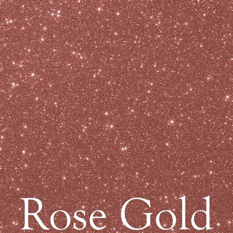 Rose Gold Glitter Htv 20 Inch X 12 Inch Sheet Home And Hobby Home