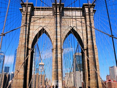 Brooklyn Bridge En Nueva York Nuevayorkes