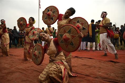 Asia Album Harvest Time Join Magh Bihu Festival In India S Assam Xinhua