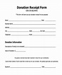 Excellent Donation Tax Receipt Form Template Beautiful : Receipt Templates