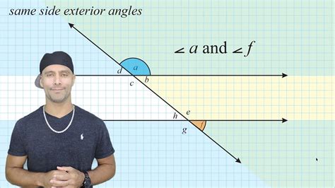 Angles Formed By Transversals And Parallel Lines Youtube