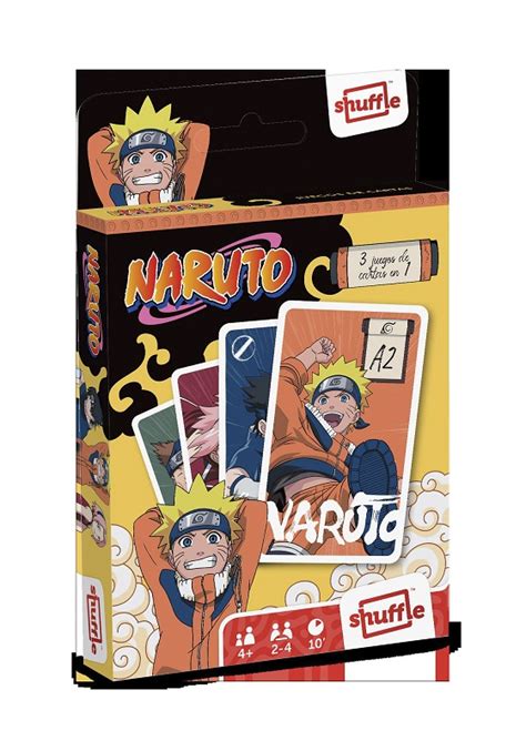 Juego De Cartas Naruto 3 En 1 Shuffle Juguetería Juego De Cartas