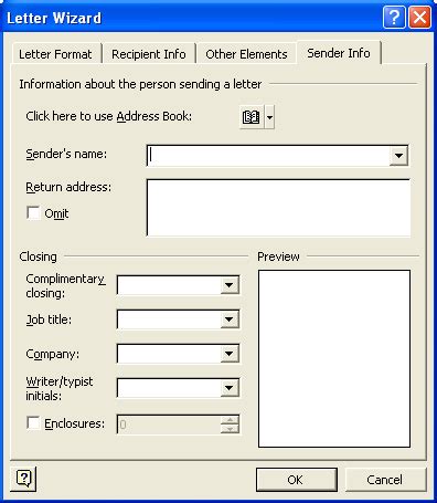 Check spelling or type a new query. Microsoft Word: Letter Formatting Wizard
