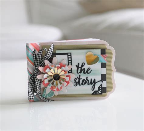 Mini Album Diy Make Your Own Mini Story Sizzix Blog The Start Of