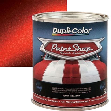 Dupli Color Paint Shop Finishing System Molten Red Metallic Paint Bsp212
