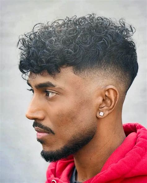 Taper Haircut With Curls