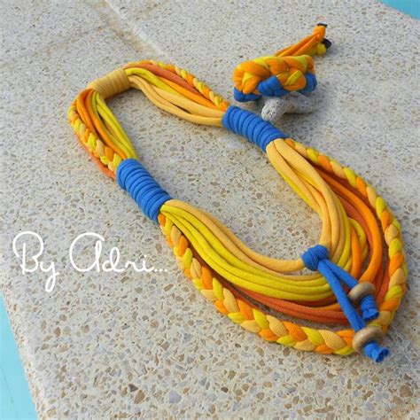 Check spelling or type a new query. #trapillo #sunny | Braided necklace, Tassel necklace, T shirt yarn
