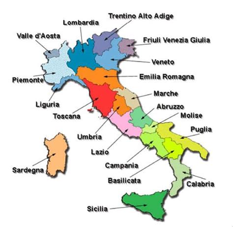 20 Regiones De Italia Y Sus Capitales Con Mapa Llévame A Italia