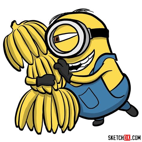 Minion Mania How To Draw Minion Lance With A Bunch Of Bananas