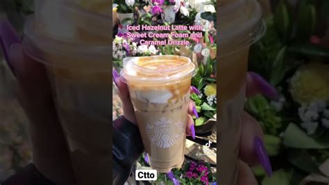 Iced Hazelnut Latte Starbucks Youtube