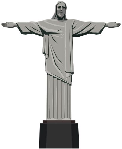 Christ the Redeemer Statue PNG Clip Art | Christ the redeemer statue, Christ the redeemer, Statue