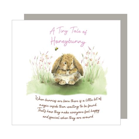 Tiny Tale Of Honeybunny Extending Card Love Country By Sarah Reilly
