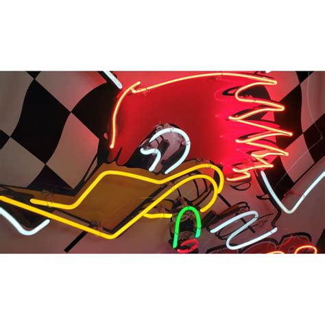 New Hot Rod Garage Painted Neon Sign 48 Diameter