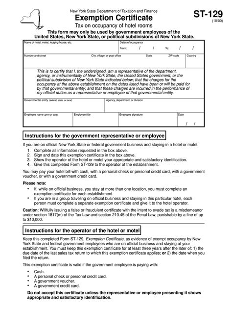 Tax Exempt Form Ny Fill Out And Sign Online Dochub