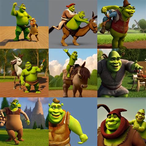 Donkey Shrek Waffles