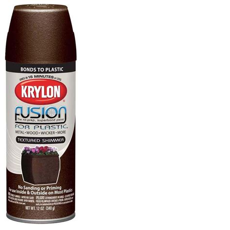 Krylon 12 Oz Cocoa Brown Flat Spray Paint At