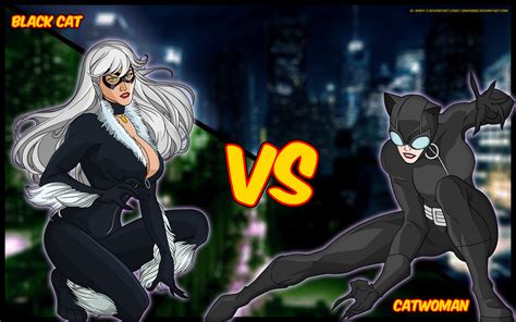 Epic Battles Black Cat Vs Catwoman By El Maky Z On Deviantart