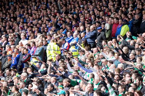 in pictures rangers and celtic fans head to hampden daily record