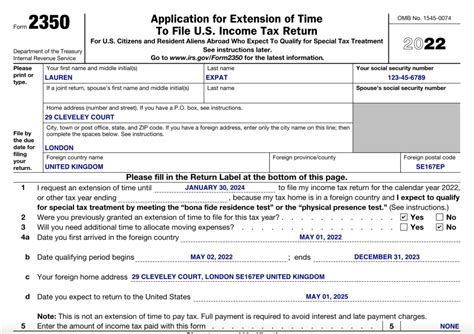 Tax Extension Form 2023 Printable Forms Free Online