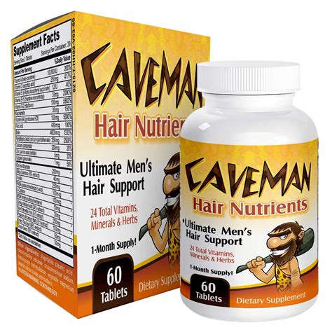 Caveman Hair And Beard Growth Vitaminssupplements Vitamins For Beard