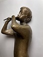 Eva de Maizière 1915-2003 Bronze Skulptur Figur Die Flötistin ...